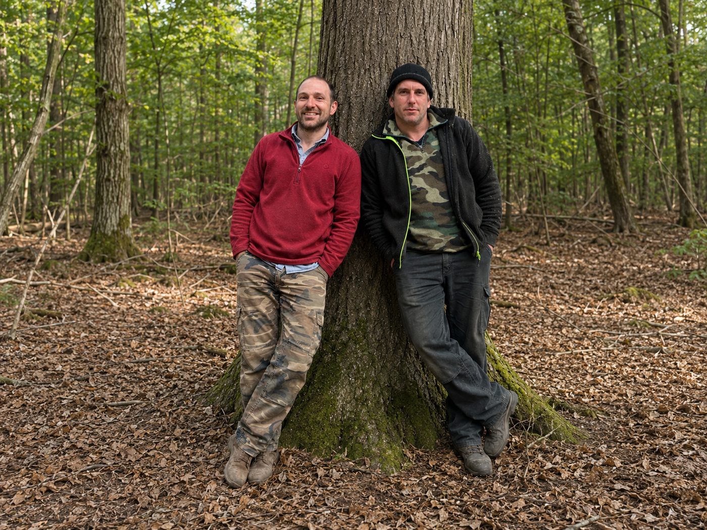 Giacomo und Giulio Maltagliati in den Wäldern der Svizzera Pesciatina